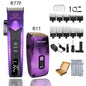 KULILANG R11 Men's Electric Shaver LCD Washable Beard Trimmer Reciprocating 3-Blade Shave System Professional Barber Shaver