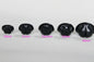 30pcs  15mm 18mm 20mm 22mm 25mm 30mm high quality  black plastic safety toy dog nose with hand press washer