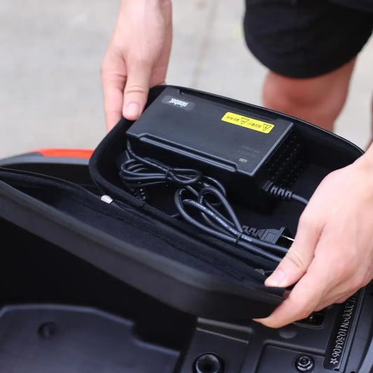 Portable Electric Bike Charger Pack Shockproof Pressure-resistant Outdoor Travel Bag Case Storage Bag