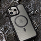 Mag Safe Carbon Fiber Phone Case For iPhone 16 15 14 13 12 11 Pro Max Shockproof Armor Cover For iPhone 16 Plus Magnetic Case