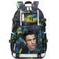 Ronaldo Print Student School Bag Children's Backpack Outdoor Travel Bag