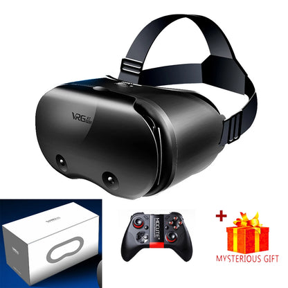 3D Virtual Reality VR Glasses For iPhone Android Smartphone Cell Mobile Phone Helmet Headset Wirth Real With Controller Lenses