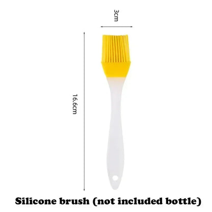 1-2PCS 2in1 Spray Oil Dispenser Oil Jar Cruet BBQ 500ml Plastic Spray Sprayer Bottle Kitchen Baking Roasting Picnic Kitchen Tool