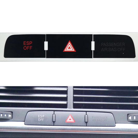 1X For Q7 03-15 Stickers Decals Repair Worn Button Knob Switch Car Button Repair Stickers