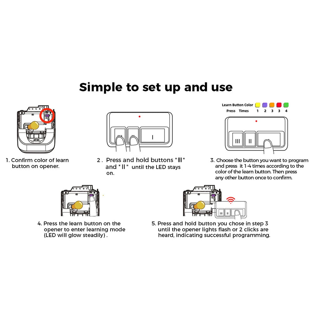 893MAX 890MAX Universal for Transmitter Garage Door Opener 370LM 371LM 372LM 373LM 893LM 971LM 953ESTD 81LM 82LM 83LM 84LM 850CB