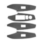 For Mazda 3 Axela 2014-2019 Windows Control Panel Decor Carbon Fiber Cover Trim Strip Inside Car Interior Accessories 3D Sticker
