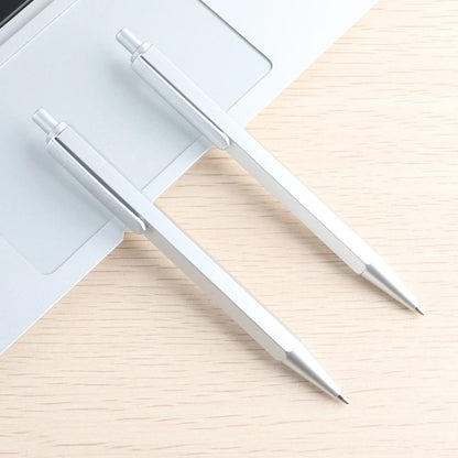 Metal Ballpoint Pens Automatic Ballpoint Pen Refill Black Blue Ink For School Office Stationery Supplies Writing 0.7mm