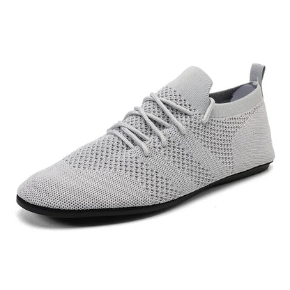 YRZL Summer Men Casual Shoes Lightweight Outdoor Male Walking Shoes Hot Sale Anti-slip Man's Mesh Sneakers Slip on Flats Shoes