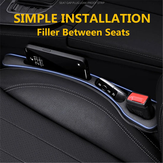 2PCS Car Seat Gap Filler Between Seats Crevice Interior Decoration Auto Accessories For Skoda Kodiaq GT Octavia Superb 3 2 Fabia