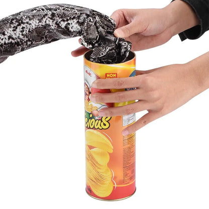 Funny Prank Potato Chip Can Jump Spring Snake Roach Toy Spider Scare Box Gag April Fool Day Party Prop Trick Fun Joke Toys Gifts