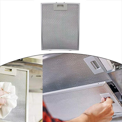 Kitchen Cooker  Hood Filters  Metal Mesh  Extractor Vent Filter 350 X 285 X 9mm Silver Hoods Oil Filter Range Aspirator Filter