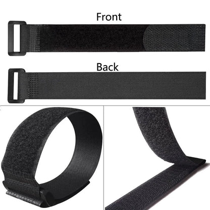 5PC 2.5*30cm Reusable Bike Wheel Strap Nylon Hook & Loop cable Ties Durable Multil Purpose Self-adhesive Fastening Cable Straps