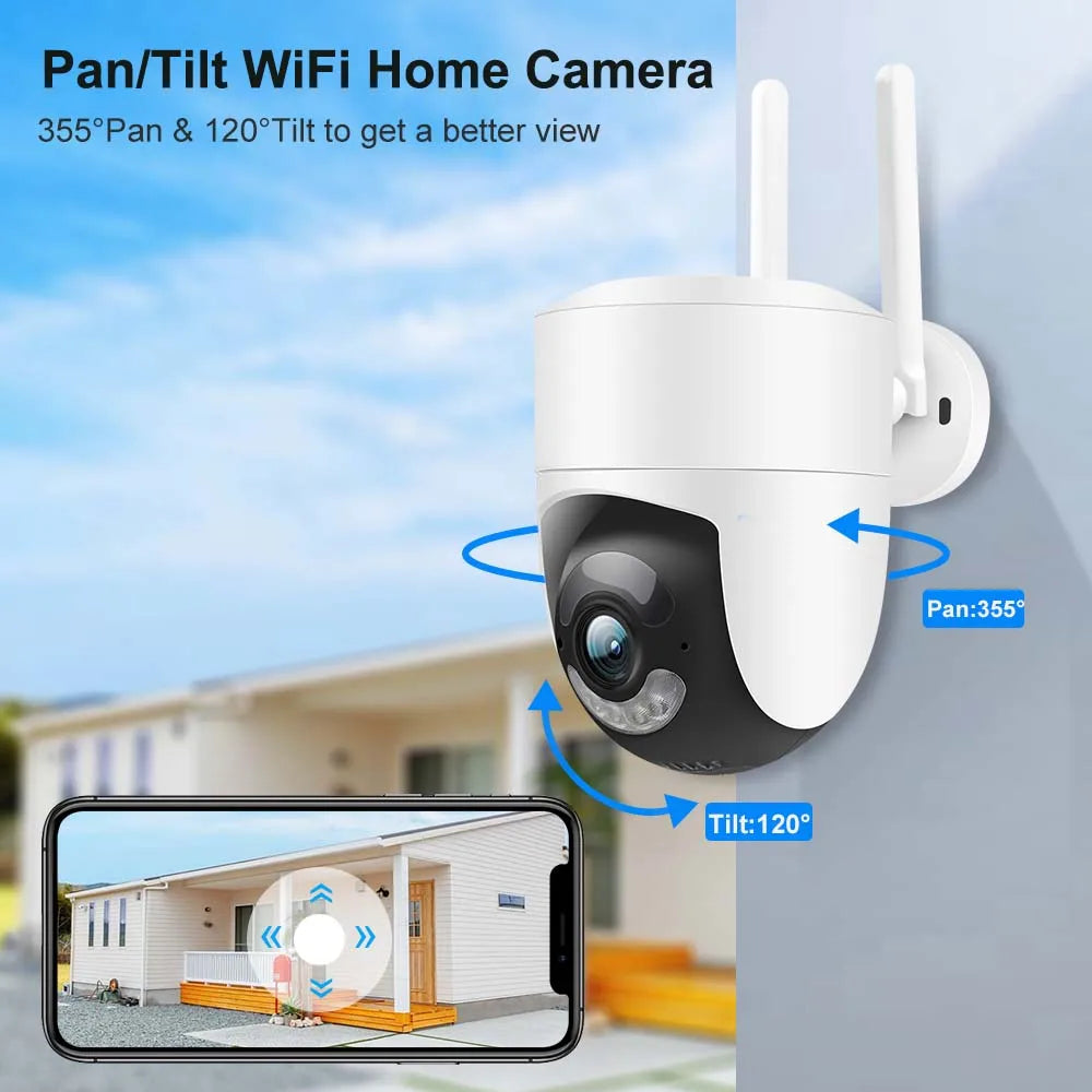 Tuya 5G WiFI IP Camera 2K 4MP Alexa Google Home NVR Outdoor Security Protection CCTV Monitor Motion Detection Video Surveillance