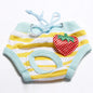 Pet Dog Shorts Sanitary Physiological Pants Cute Fruit Print Diaper Dog Shorts Washable Female Dog Panties Underwear Briefs DC05