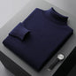Autumn and winter new 100% merino cashmere sweater men's knitted pullover padded warm neck fashion loose plus size coat