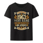 50th Birthday Tee Vintage Legends Born In 1972 50 Years Old T-Shirt Casual Blouse Camiseta Hombre Loose Cool Print Leisure Humor
