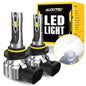 AUXITO 2Pcs HB4 9006 LED Fog Lamp Bulb H8 H11 9005 HB3 LED Bulbs Fog Light Head Light 50W High Power Fanless 6500K ZES Chip 12V