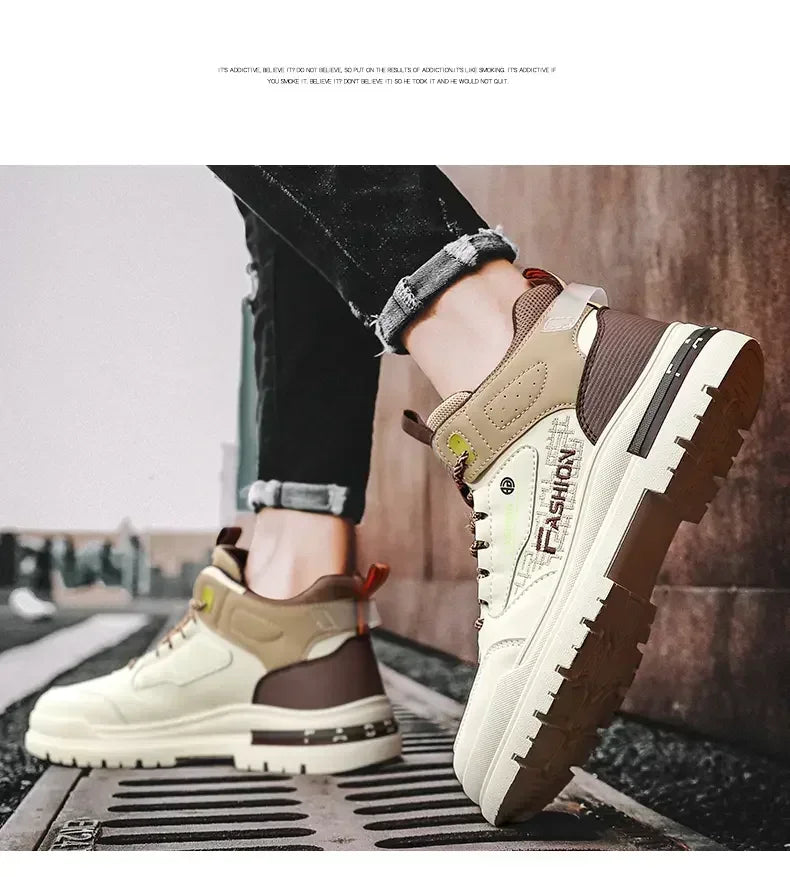 Sneakers Men Casual Autumn Vulcanized Shoes Male Walking Sport Shoes Outdoor Sneakers Male Sneakers Soft Sole/ Walking Shoes