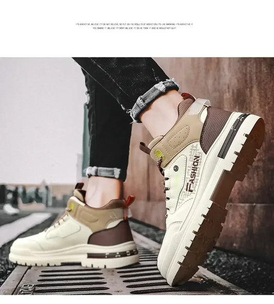 Sneakers Men Casual Autumn Vulcanized Shoes Male Walking Sport Shoes Outdoor Sneakers Male Sneakers Soft Sole/ Walking Shoes
