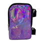 Fashion Holographic Thigh Bag Coin Purses Adjustables Straps Waist Pouch Small Phone Purse Handbag For Outdoor Hiking Travel