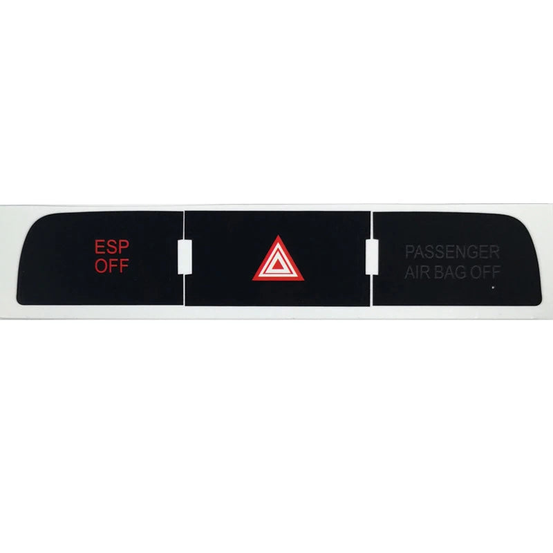 1X For Q7 03-15 Stickers Decals Repair Worn Button Knob Switch Car Button Repair Stickers