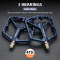 WEST BIKING MTB Cycling Pedals Sealed Bearing Ultralight Aluminum Alloy Footboard Anti-Slip Bicycle Platform Pedals Bike Parts