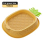 Hydroponic Cat Grass Planter Cat Grass Planter Tray Pineapple Design Plant Germination Tray Wheat Grass Growing Pot Nursery Cat