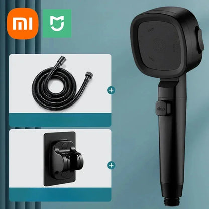Xiaomi High Pressure Shower Head 3 Modes Adjustable Filter Shower Head Set New Smart Bathroom Shower Head Accessories Sprayer