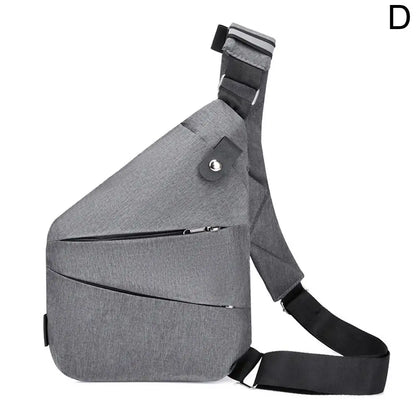 Anti Theft Travel Bag Men's Chest Bag Outdoor Leisure Crossbody Bag Nylon Waterproof Handbag For Wander Hiking Dropshipping