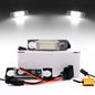 2Pcs Canbus LED Number License Plate Lights Lamps For VW Sharan MK1 Ford Galaxy Seat Alhambra 7M8 7V9 WGR White OEM#7M3943021