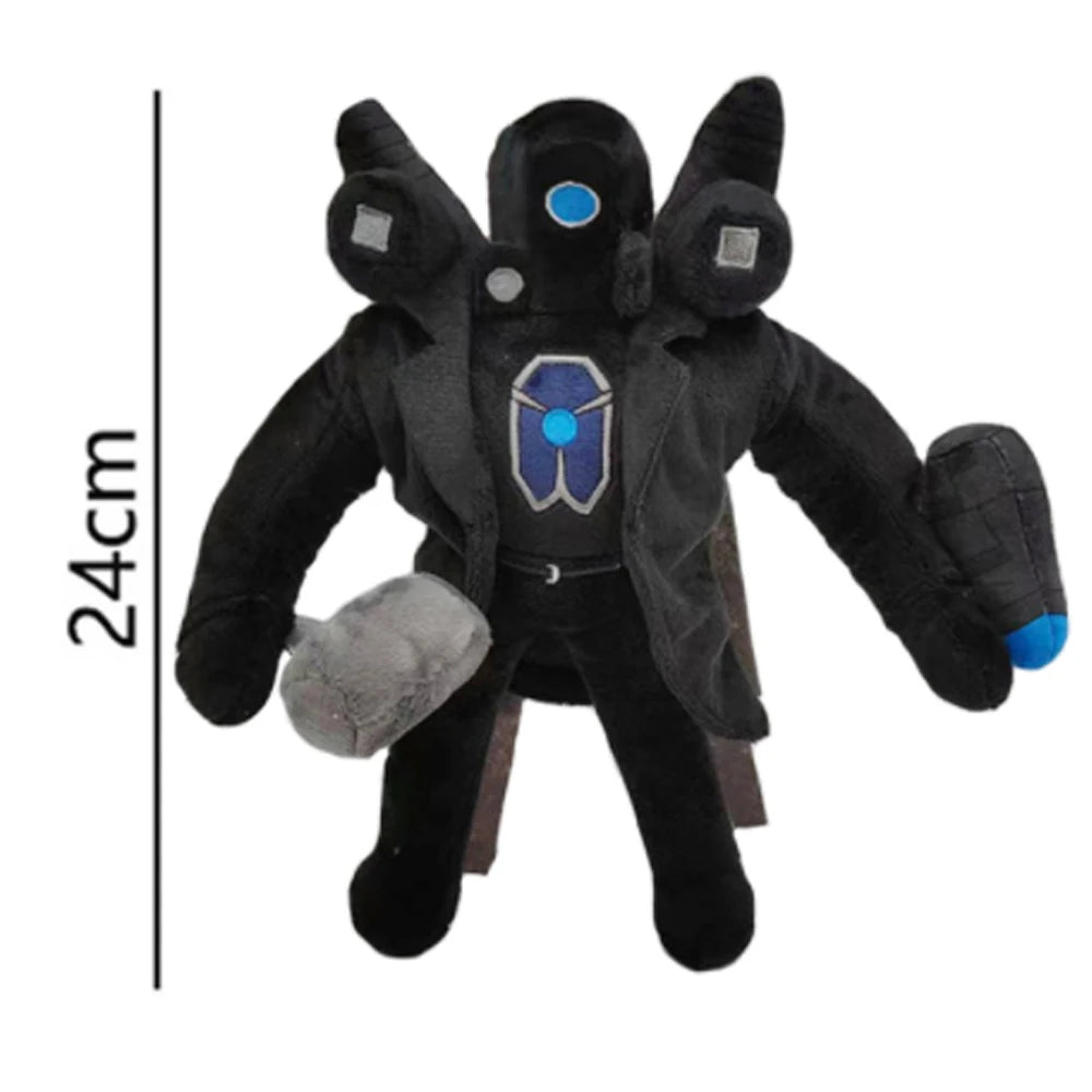 68style Skibidi Toilet Plush Stuffed Doll Toys Collectible Gifts for Kids Fans Adults Birthday Bosses Funny Anime Game F