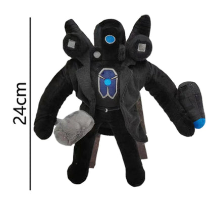 68style Skibidi Toilet Plush Stuffed Doll Toys Collectible Gifts for Kids Fans Adults Birthday Bosses Funny Anime Game F