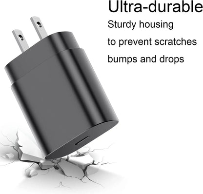 5/10pcs 25W Fast Charging Type C PD Wall Charger USB-C Power Adapter For Samsung S20 S21 S22 S23 Note 20 Extra Cable