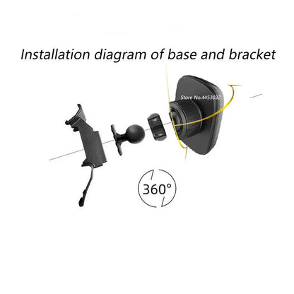 Magnetic Car Phone Holder For JEEP Renegade 2016-2021 GPS Strong Magnet Mount Holder With Base Interior Accessories