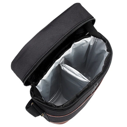 Soft Cooler Wine Bottle Insulated Bag for Wine Thermal 2 Drink Bottle 750ml Beer Outdoor Bag for Travel Carrier Tote Wine Glass