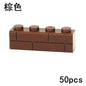 DIY Wall Bricks 1x4 1x3 1x2 Dots Thick Building Block Educational Creative House Contruction Toys Compatible With 15533 For Kids