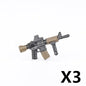 WW2 German Weapon Building Block 98K Two-color Gun US M1911 Soviet RPG Military Soldier Figure Accessories Rifle Pistol Toy C349