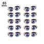 10Pairs Long Eyelashes Cute Love Cartoon Eyes Stickers Anime Figurine Doll Face Organ Paster Clay Decals DIY Doll Accessories