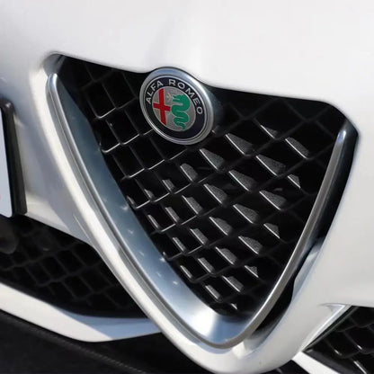 75mm Car Front Hood Rear Emblem Styling for Alfa Romeo Sportiva 156 Stelvio Giulia Giulietta Trunk Badge Sticker Logo Accessorie