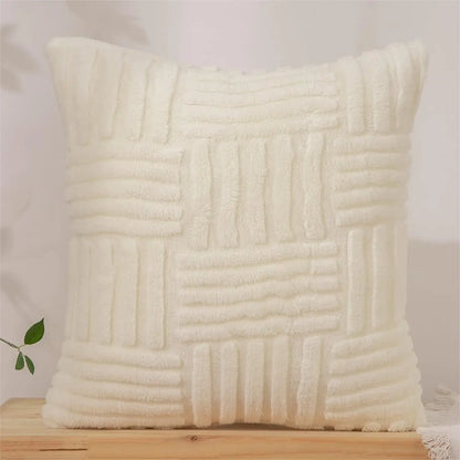 Super Soft Plush Pillow Cover Winter Throw Cushion Cover for Sofa and Bedside, Living Room Nordic Decorations Pillowcase