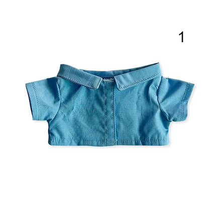 1PC Doll Shirt Pants For 20 cm Doll Clothes Black White Cute Mini Doll Clothes Dress Up Game Toys Doll Accessories Kids Gift