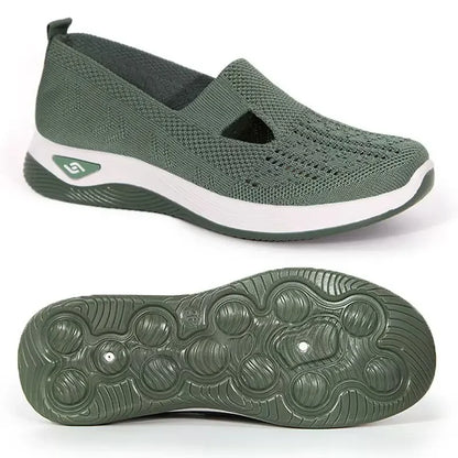 Orthopedic Shoes for Women Walking Shoes Slip On Arch Support Memory Foam Breathable Sneakers Summer Comfortable Casual Trainers