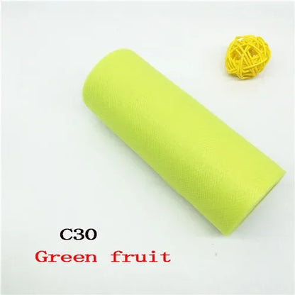 Tulle Roll Width15cm 25Yards Wedding Decoration Roll Spool DIY Fabric Decorative Crafts Christmas Kids Queen Skirts
