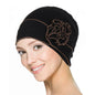 New Women Gold Silver Turban Hats Chemo Bandana Hijab Pleated Indian Cap Turbante Hat Ladies Hair Loss Headscarf Muslim Headwear