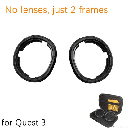 Magnetic Eyeglass Frame for Quest 3 Prescription Lenses Anti Blue Myopia Lens VR Glasses Optics Lens Replacement Accessories
