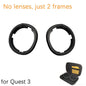Magnetic Eyeglass Frame for Quest 3 Prescription Lenses Anti Blue Myopia Lens VR Glasses Optics Lens Replacement Accessories