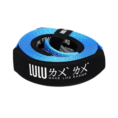 5M5T Automobile Traction Rope Emergency Rescue Strong Tow Rope Polyester Automobile Trailer Belt Car Towing Hook Steel