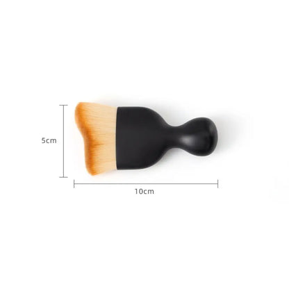 Car Detailing Brush Sweeping Soft Brush Ultra Soft Car Gap Dust Car Interior Cleaning Brush Curved Design Cleaning Tools