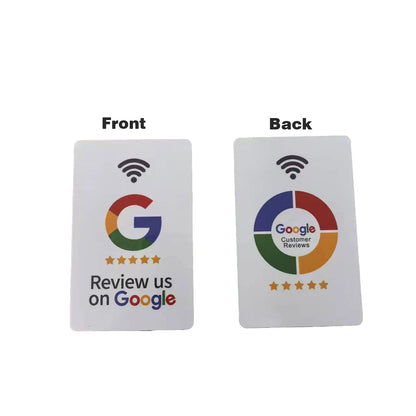 5/10Pcs Review Us On Google Tap Card NFC Ready To Be Activated Instantly Boost Business Reviews Google Review Tap NFC Card Tag