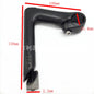 100x25.4x22.2x150mm Bicycle Handlebar Stem Aluminum Alloy Gooseneck Design Stem Fixed Gear Bike Bicycle Accessories